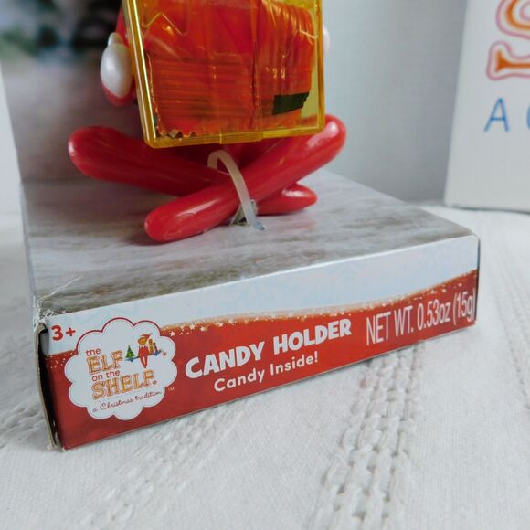Elf On The Shelf LOT 3: Candy Holder Ornament Christmas Figurine, Book & Pull - Picture 12 of 16